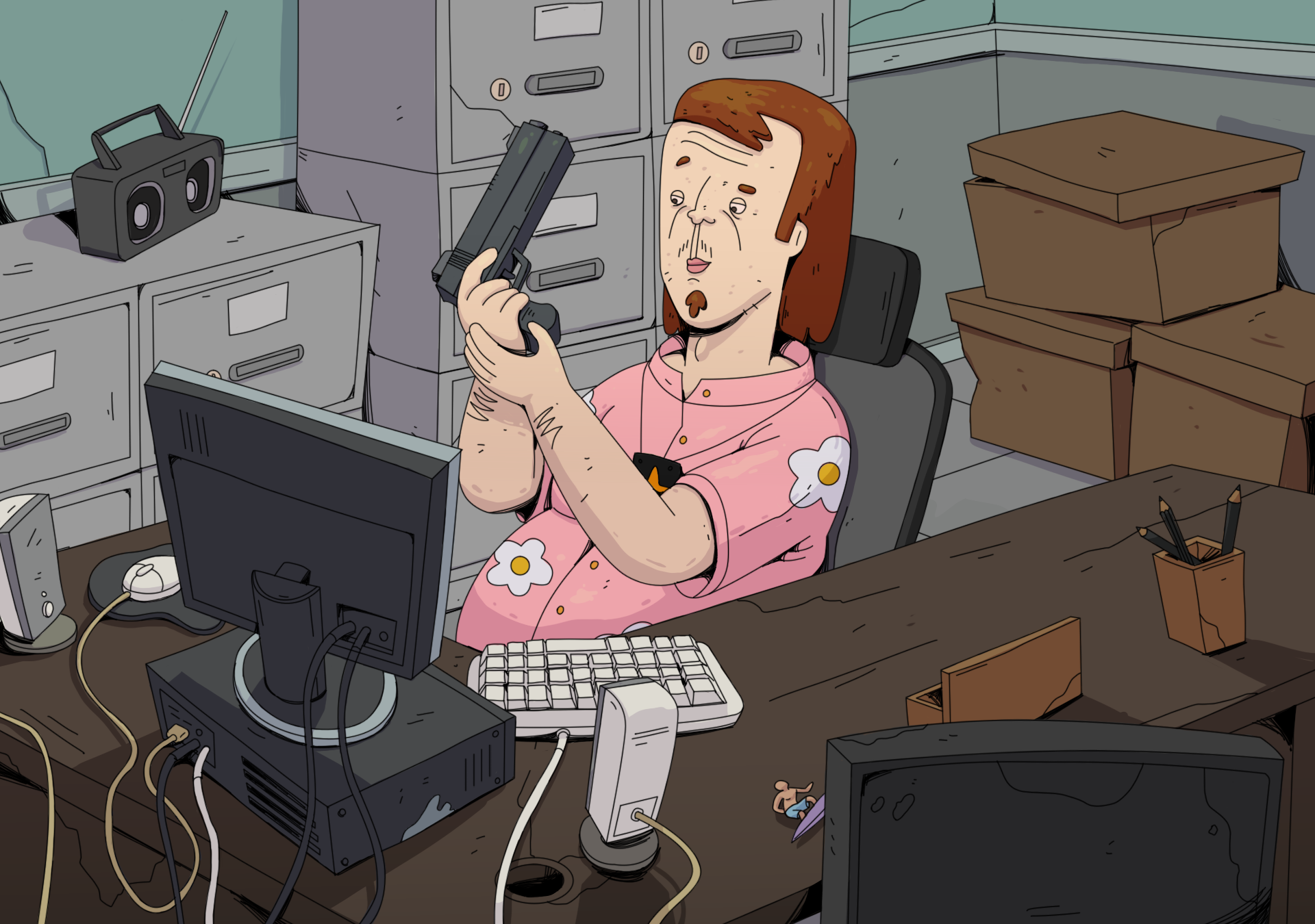 Personagem Delegado Jorgin
